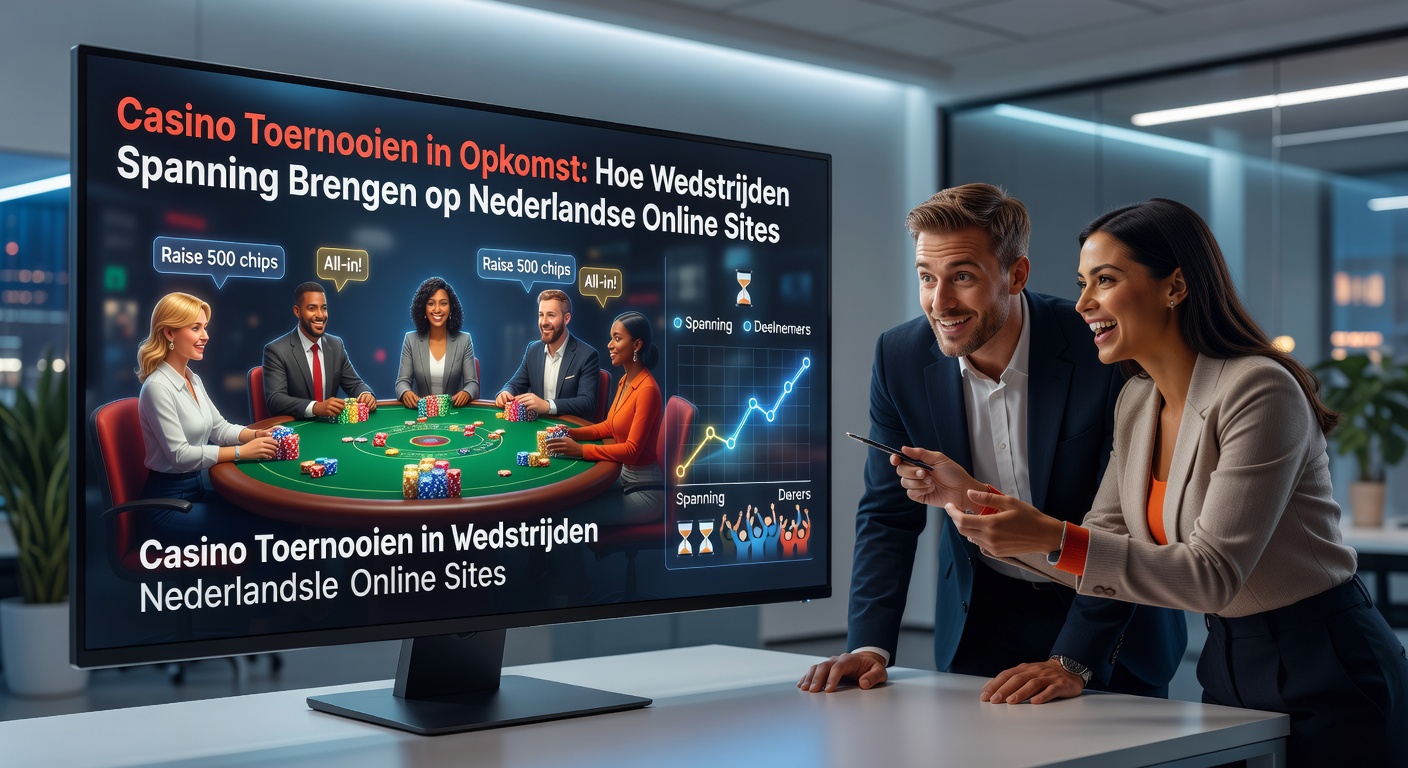 Groep Nederlandse spelers viert overwinning in online casino toernooi met prijzen en leaderboards
