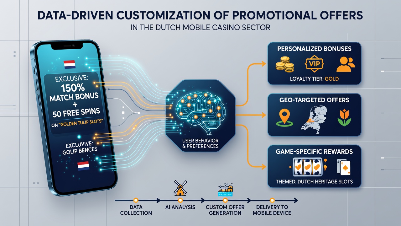 Mobiele casino app interfaces met gepersonaliseerde bonussen gebaseerd op data