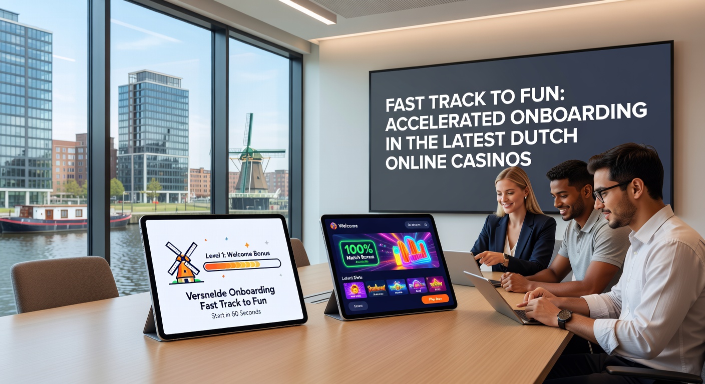 Grafiek met statistieken over onboardingtijden in Nederlandse online casinos, tonen daling van uren naar minuten in recente jaren