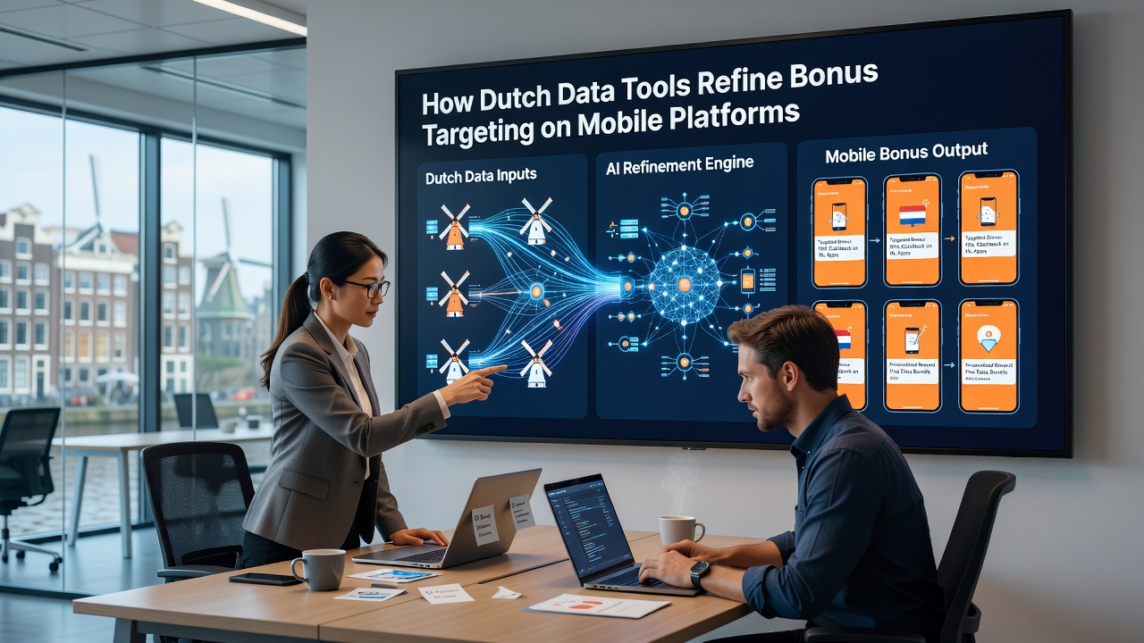 Analyse dashboards en mobiele app interfaces voor bonus optimalisatie in Nederland