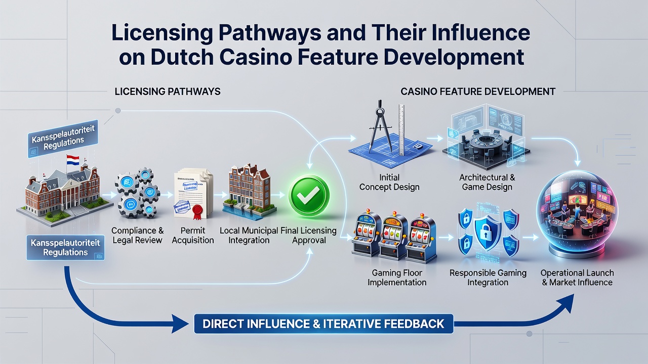 Overzicht van licentieroutes en hun effect op Nederlandse casino innovaties met diagrammen en tabellen