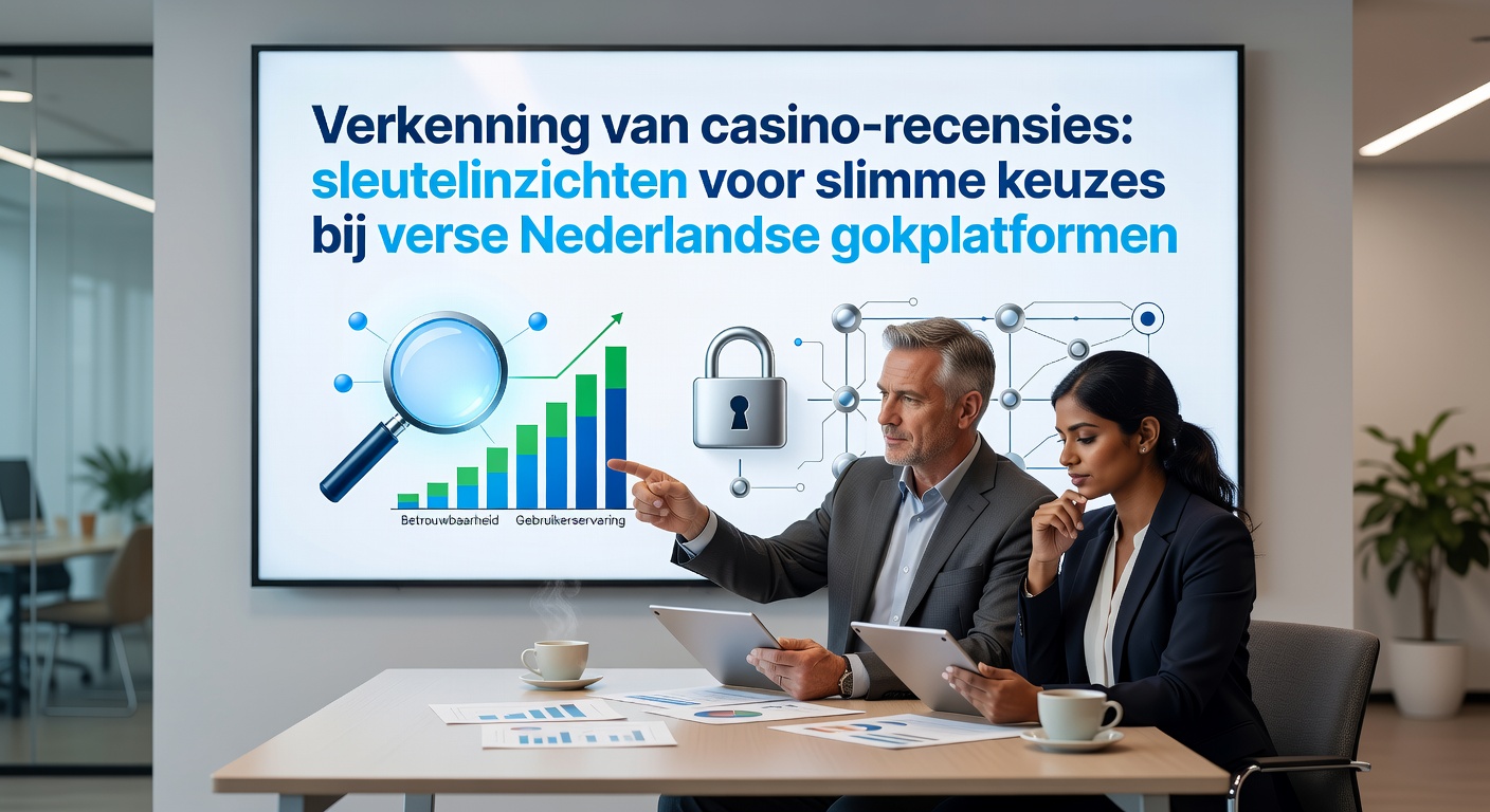 Grafiek met sterrenbeoordelingen en iconen van Nederlandse casino-apps, illustrerend sleutelinzichten uit recensies